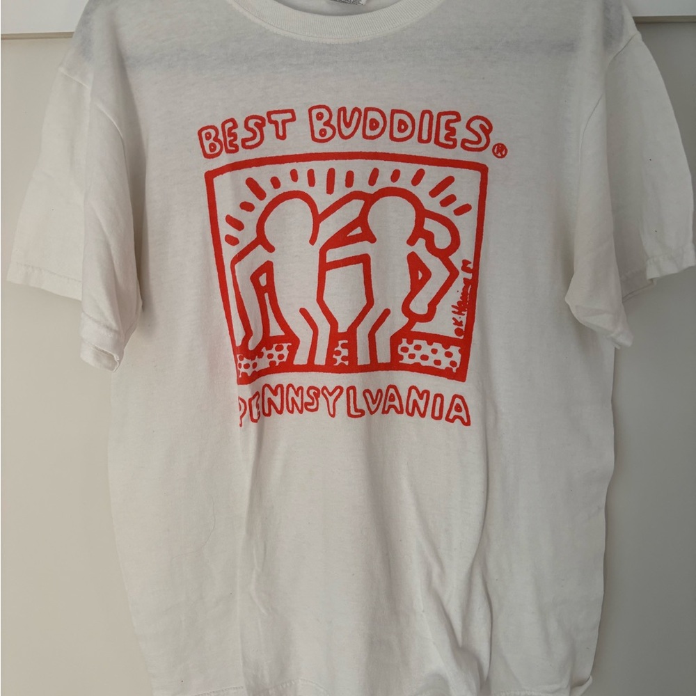 Best Buddies PA Jerzees Classic White Heavyweight T-Shirt